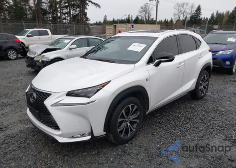 2015 Lexus Nx 200T F Sport z USA, uszkodzony, nr VIN JTJBARBZ8F2010176